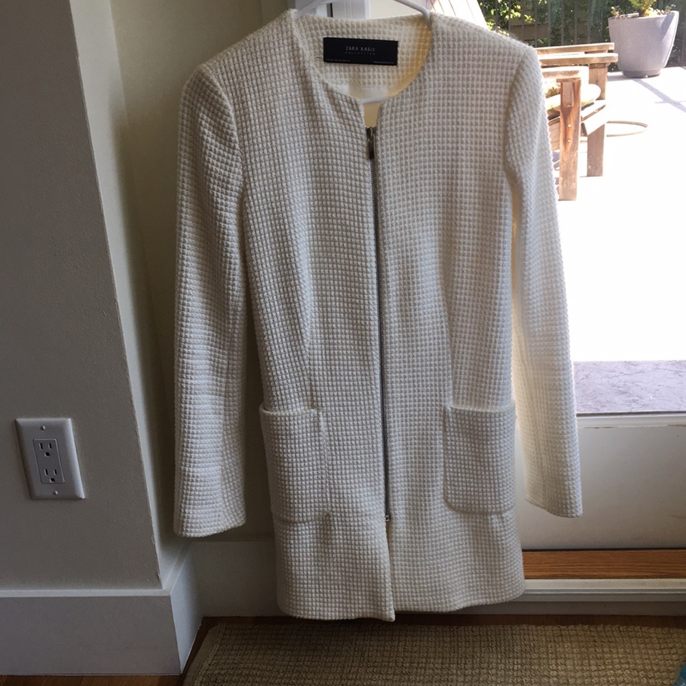 NWOT ZARA white jacket/blazer